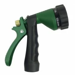 Dyiom Heavy-Duty Trigger Water Hose Nozzle with Adjustable Watering Patterns High Pressure Sprayer Nozzles -Sunnydaze Decor Sales dyiom nozzles wands b08419zrx6 c3 1000