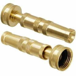 Dyiom 3/4 in. Heavy-Duty Brass Adjustable Twist Water Garden Hose Nozzle with10 Rubber Washers (2-Pack) 14 Dyiom 3/4 in. Heavy-Duty Brass Adjustable Twist Water Garden Hose Nozzle with10 Rubber Washers (2-Pack) -Sunnydaze Decor Sales dyiom nozzles wands b08q8hpg8c fa 1000