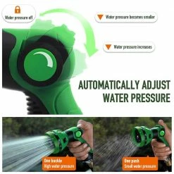 Dyiom 10-Pattern Metal Green Garden Hose Nozzle Sprayer High Pressure Water Hose Nozzle -Sunnydaze Decor Sales dyiom nozzles wands b094x4xpnc 1f 1000