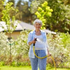 Dyiom 10-Pattern Orange Thumb Control Metal Garden Hose Sprayer Nozzle 13 Dyiom 10-Pattern Orange Thumb Control Metal Garden Hose Sprayer Nozzle -Sunnydaze Decor Sales dyiom nozzles wands b099nh2x41 76 1000