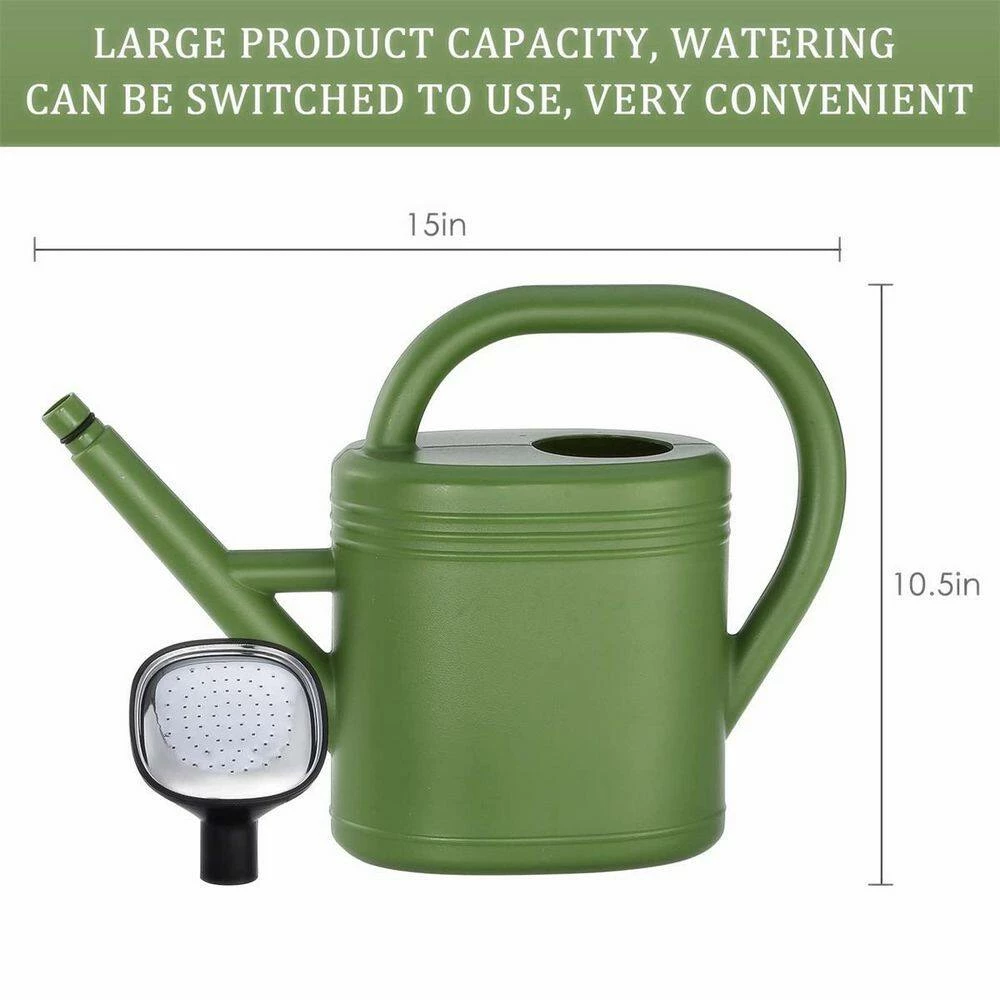 Dyiom 1 Gal. Army Green Watering Can 2 Dyiom 1 Gal. Army Green Watering Can - Image 2