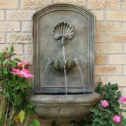 Sunnydaze Decor Seaside Florentine Stone Electric Powered Outdoor Wall Fountain 15 Sunnydaze Decor Seaside Florentine Stone Electric Powered Outdoor Wall Fountain -Sunnydaze Decor Sales florentine stone sunnydaze decor indoor water fountains 132396003 31 1000
