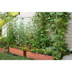 Frame It All 4ft. x 4ft. x 4ft. Stack & Extend Veggie Wall -Sunnydaze Decor Sales frame it all raised garden bed accessories 300001252 1f 1000