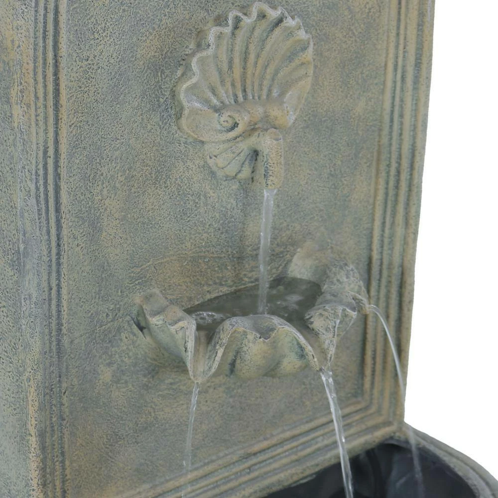 Sunnydaze Decor Seaside French Limestone Electric Powered Outdoor Wall Fountain 3 Sunnydaze Decor Seaside French Limestone Electric Powered Outdoor Wall Fountain - Image 3