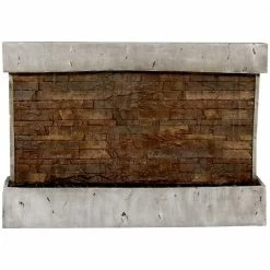 Sunnydaze Decor 24 in. Ancient Outdoor Wall Water Fountain -Sunnydaze Decor Sales gray sunnydaze decor indoor water fountains xca 13283 4f 1000