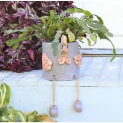 Sunnydaze Decor Sunnydaze 6 in. Indoor Ceramic Planter Statue Tate The Turkey -Sunnydaze Decor Sales gray sunnydaze decor plant pots art 257 76 1000