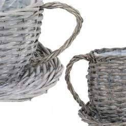 Sunnydaze Decor Sunnydaze 14 in Gray Willow Wicker Coffee Cup Planters (2-Pack) 15 Sunnydaze Decor Sunnydaze 14 in Gray Willow Wicker Coffee Cup Planters (2-Pack) -Sunnydaze Decor Sales gray sunnydaze decor plant pots hb 804 44 1000