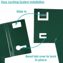 Sunnydaze Decor 42 in. Green Steel Metal Landscape Edging Border (Set of 5) 14 Sunnydaze Decor 42 in. Green Steel Metal Landscape Edging Border (Set of 5) -Sunnydaze Decor Sales green sunnydaze decor metal edging hbm 673 1f 1000