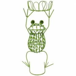 Sunnydaze Decor Sunnydaze 25 in. Tall Frog-Shaped Indoor/Outdoor Steel Plant Stand 14 Sunnydaze Decor Sunnydaze 25 in. Tall Frog-Shaped Indoor/Outdoor Steel Plant Stand -Sunnydaze Decor Sales green sunnydaze decor plant stands cue 006 44 1000