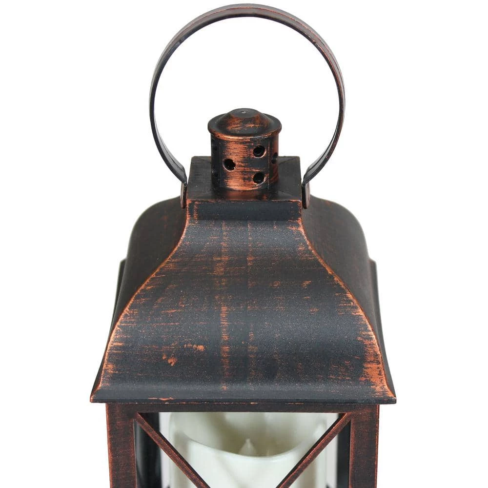 Sunnydaze Decor Setauket Bronze-Finish Battery Operated LED Candle Lantern - 10 in. (4-Pack) 5 Sunnydaze Decor Setauket Bronze-Finish Battery Operated LED Candle Lantern - 10 in. (4-Pack) - Image 5