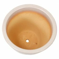 Sunnydaze Decor 11 in. 2 Ocean Villa Ceramic Indoor/Outdoor Planters - Pearl -Sunnydaze Decor Sales pearl sunnydaze decor plant pots ap 998 44 1000