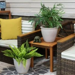 Sunnydaze Decor 11 in. 2 Ocean Villa Ceramic Indoor/Outdoor Planters - Pearl -Sunnydaze Decor Sales pearl sunnydaze decor plant pots ap 998 c3 1000