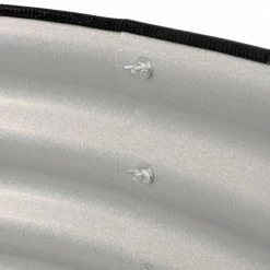 Sunnydaze Decor Sunnydaze 36 in. (91.44 cm) Round Galvalume Steel Raised Garden Bed - Silver -Sunnydaze Decor Sales silver sunnydaze decor raised planter boxes hst 945 1f 1000