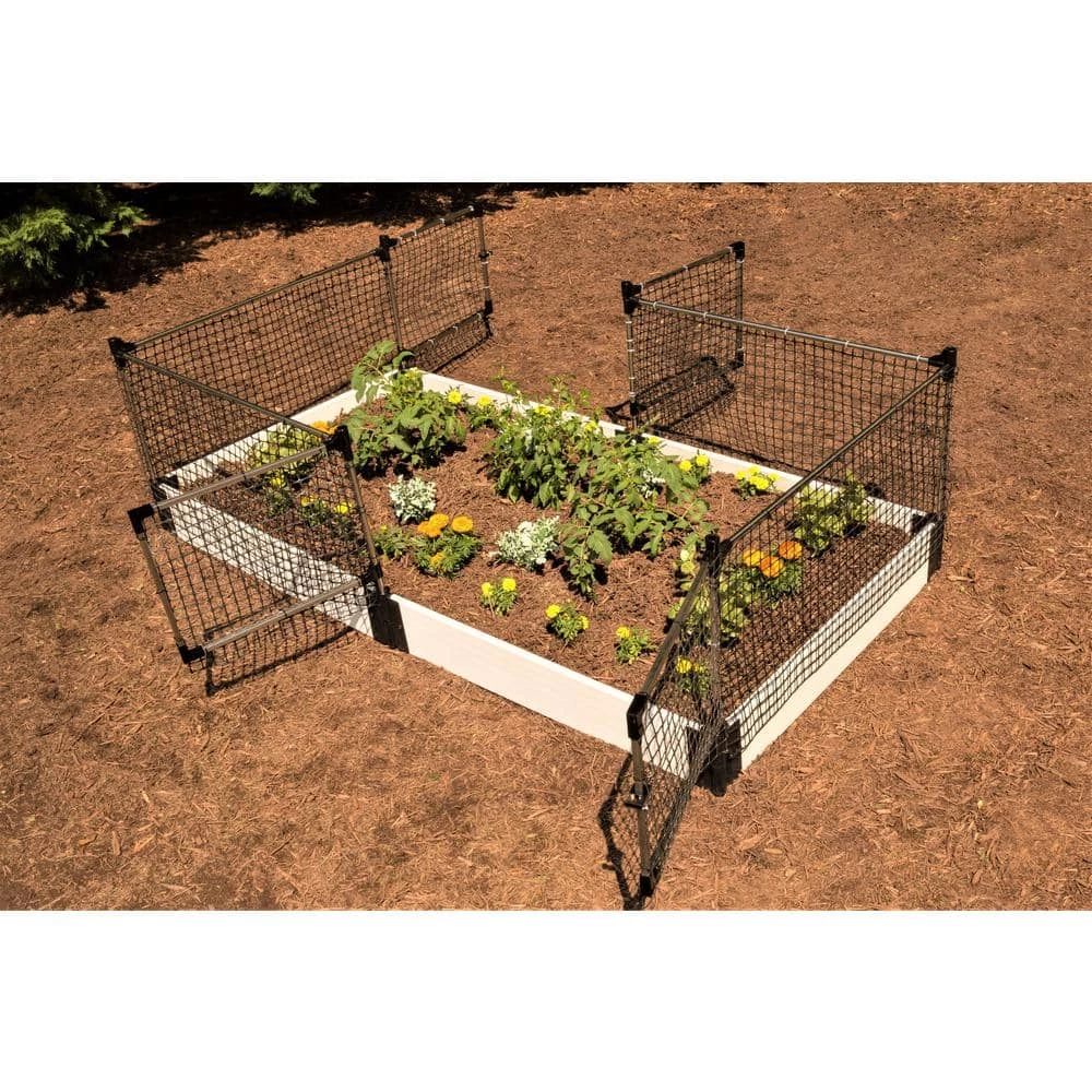 Frame It All 48 in. x 24 in. x 48 in. Stainless Steel Stack and Extend Animal Barrier 5 Frame It All 48 in. x 24 in. x 48 in. Stainless Steel Stack and Extend Animal Barrier - Image 5