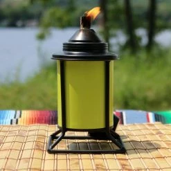 Sunnydaze Decor 7 in. Outdoor Metal Tabletop Torches Orange, Blue, Green and Brown (4-Pack) -Sunnydaze Decor Sales sunnydaze decor citronella torches wko 165 44 1000