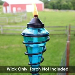 Sunnydaze Decor Replacement Fiberglass Wicks for Outdoor Torches and Lamps (Set of 8) 11 Sunnydaze Decor Replacement Fiberglass Wicks for Outdoor Torches and Lamps (Set of 8) -Sunnydaze Decor Sales sunnydaze decor citronella torches wko 196 31 1000