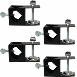 Sunnydaze Decor Deck Clamp for Outdoor Torches to Mount to Handrail (4-Pack)