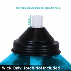 Sunnydaze Decor Replacement Fiberglass Wicks for Outdoor Torches and Lamps (16-Pack) -Sunnydaze Decor Sales sunnydaze decor citronella torches wko 226 44 1000