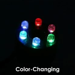 Sunnydaze Decor 40 GPH Electric Submersible Fountain Pump with Multi-Color LED Light Ring and Transformer -Sunnydaze Decor Sales sunnydaze decor fountain pumps jr 150 6led m 4f 1000