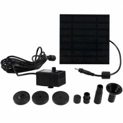 Sunnydaze Decor 20 in. Lift 40 GPH Solar Fountain Water Pump Kit