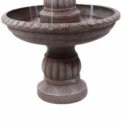 Sunnydaze Decor 49 in. 4-Tiered Mediterranean Outdoor Water Fountain -Sunnydaze Decor Sales sunnydaze decor freestanding fountains 73644 fc 44 1000