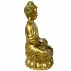 Sunnydaze Decor 36 in. Relaxed Buddha Outdoor Water Fountain with LED Lights -Sunnydaze Decor Sales sunnydaze decor freestanding fountains 73659 fc 66 1000