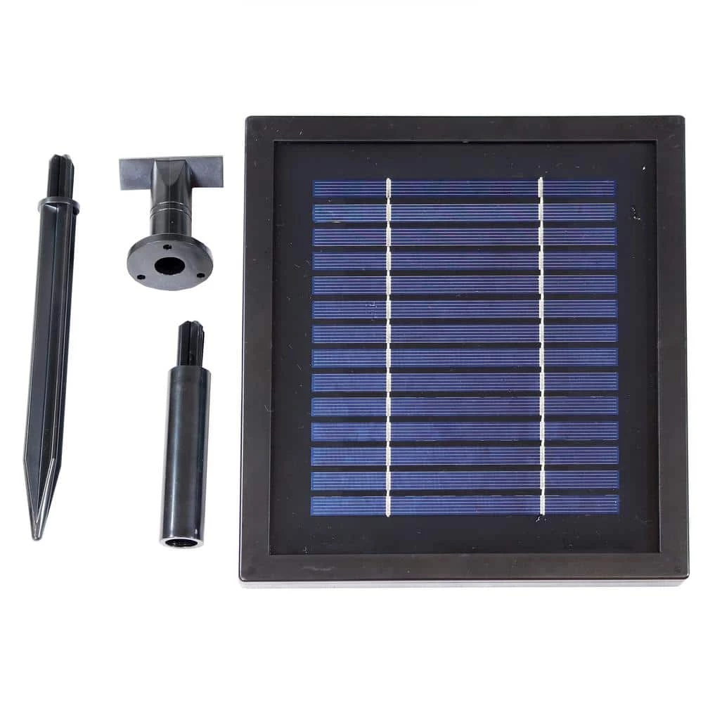 Sunnydaze Decor 2-Tier Earth Solar Outdoor Tiered Water Fountain with Battery Backup 2 Sunnydaze Decor 2-Tier Earth Solar Outdoor Tiered Water Fountain with Battery Backup - Image 2