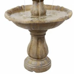 Sunnydaze Decor 2-Tier Earth Solar Outdoor Tiered Water Fountain with Battery Backup 15 Sunnydaze Decor 2-Tier Earth Solar Outdoor Tiered Water Fountain with Battery Backup -Sunnydaze Decor Sales sunnydaze decor freestanding fountains amp f802erth 44 1000
