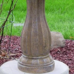 Sunnydaze Decor 2-Tier Earth Pineapple Solar Tiered Fountain with Battery Backup -Sunnydaze Decor Sales sunnydaze decor freestanding fountains amp f921 erth 44 1000