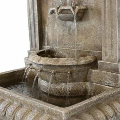 Sunnydaze Decor 51 in. Ornate Lavello Outdoor Water Fountain -Sunnydaze Decor Sales sunnydaze decor freestanding fountains fc 22440 1f 1000