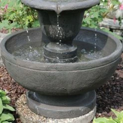 Sunnydaze Decor 25 in. 2-Tier Streaming Falls Outdoor Waterfall Fountain 10 Sunnydaze Decor 25 in. 2-Tier Streaming Falls Outdoor Waterfall Fountain -Sunnydaze Decor Sales sunnydaze decor freestanding fountains fc 22495 1f 1000