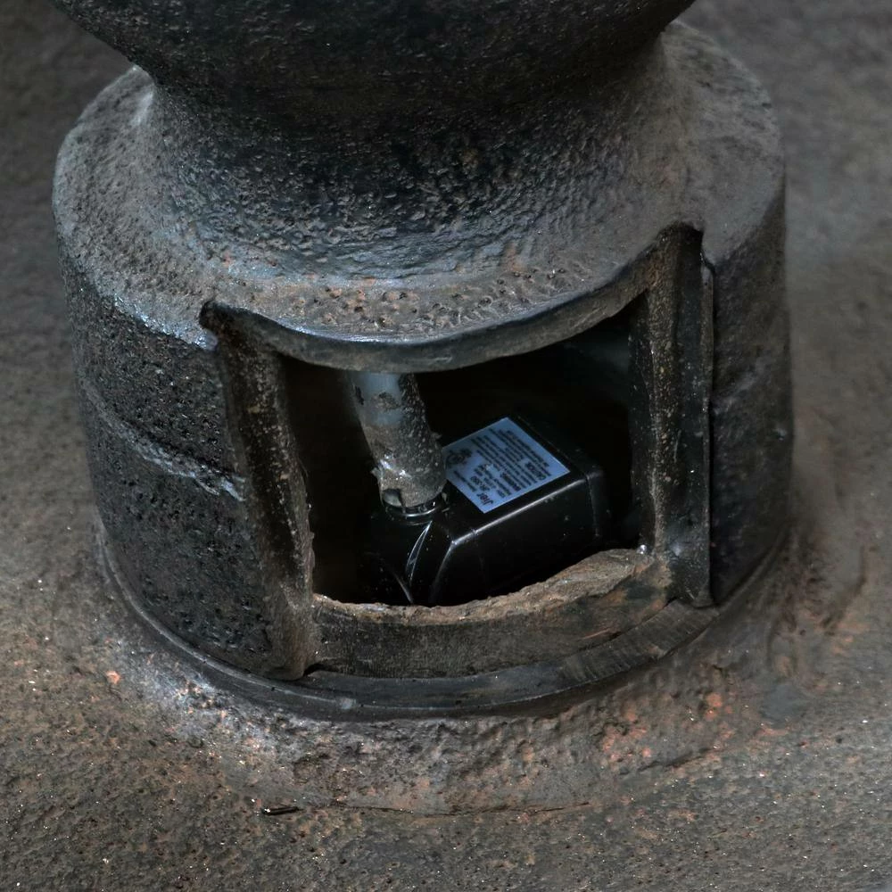 Sunnydaze Decor 25 in. 2-Tier Streaming Falls Outdoor Waterfall Fountain 6 Sunnydaze Decor 25 in. 2-Tier Streaming Falls Outdoor Waterfall Fountain - Image 6