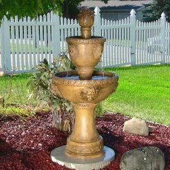 Sunnydaze Decor 41 in. 2-Tier Contemporary Lion Outdoor Water Fountain 15 Sunnydaze Decor 41 in. 2-Tier Contemporary Lion Outdoor Water Fountain -Sunnydaze Decor Sales sunnydaze decor freestanding fountains fc 73025 31 1000