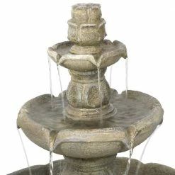Sunnydaze Decor 35 in. Birds Delight Outdoor Water Fountain -Sunnydaze Decor Sales sunnydaze decor freestanding fountains fc 73528 44 1000