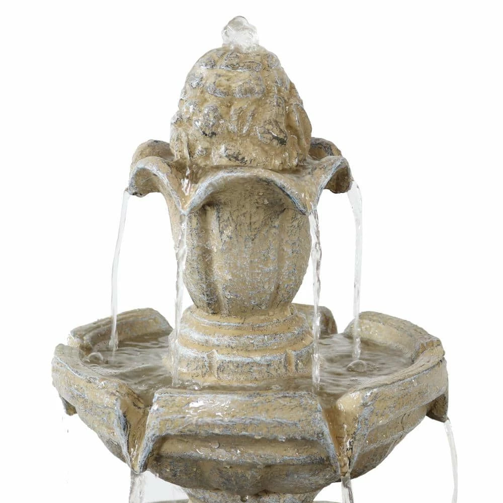 Sunnydaze Decor 48 in. 3-Tier Outdoor Water Fountain 2 Sunnydaze Decor 48 in. 3-Tier Outdoor Water Fountain - Image 2
