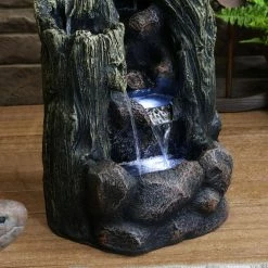 Sunnydaze Decor Cavern of Mystery Outdoor Water Fountain with LED Light -Sunnydaze Decor Sales sunnydaze decor freestanding fountains fwd 471 1d 1000