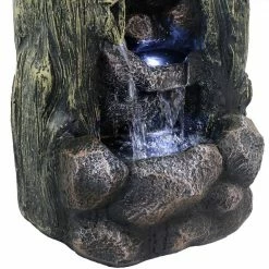 Sunnydaze Decor Cavern of Mystery Outdoor Water Fountain with LED Light -Sunnydaze Decor Sales sunnydaze decor freestanding fountains fwd 471 1f 1000