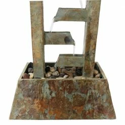 Sunnydaze Decor 49 in. Stacked Slate Freestanding Garden Water Fountain 11 Sunnydaze Decor 49 in. Stacked Slate Freestanding Garden Water Fountain -Sunnydaze Decor Sales sunnydaze decor freestanding fountains gsi 806 44 1000