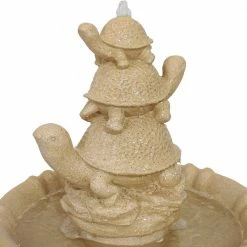 Sunnydaze Decor 37 in. Turtle Trio Outdoor Water Fountain -Sunnydaze Decor Sales sunnydaze decor freestanding fountains lzh 178 4f 1000