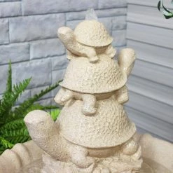 Sunnydaze Decor 37 in. Turtle Trio Outdoor Water Fountain -Sunnydaze Decor Sales sunnydaze decor freestanding fountains lzh 178 76 1000