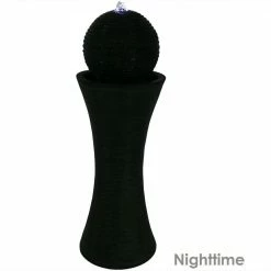 Sunnydaze Decor 30 in. Desert Spring Solar Outdoor Cascade Water Fountain with Battery Backup (2-Pieces) -Sunnydaze Decor Sales sunnydaze decor freestanding fountains sl 0274 c3 1000