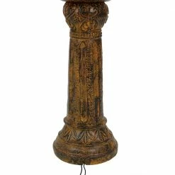 Sunnydaze Decor 42 in. Ornate Elegance Tiered Outdoor Solar Water Fountain in Rustic Finish with Battery Backup and LED Light -Sunnydaze Decor Sales sunnydaze decor freestanding fountains sl 474 1f 1000