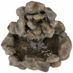 Sunnydaze Decor 18 in. Rocky Ravine Outdoor Water Fountain -Sunnydaze Decor Sales sunnydaze decor freestanding fountains sss 376 1f 1000