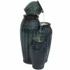 Sunnydaze Decor 27 in. Tour de Vase Ceramic Outdoor Water Fountain