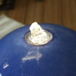 Sunnydaze Decor 29 in. Orb on Pedestal Ceramic Outdoor Fountain with LED Light -Sunnydaze Decor Sales sunnydaze decor freestanding fountains sss 596 76 1000