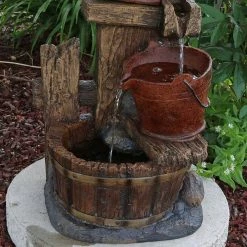 Sunnydaze Decor 26 in. Bluebird House and Buckets Outdoor Water Fountain 10 Sunnydaze Decor 26 in. Bluebird House and Buckets Outdoor Water Fountain -Sunnydaze Decor Sales sunnydaze decor freestanding fountains wnc 929 4f 1000