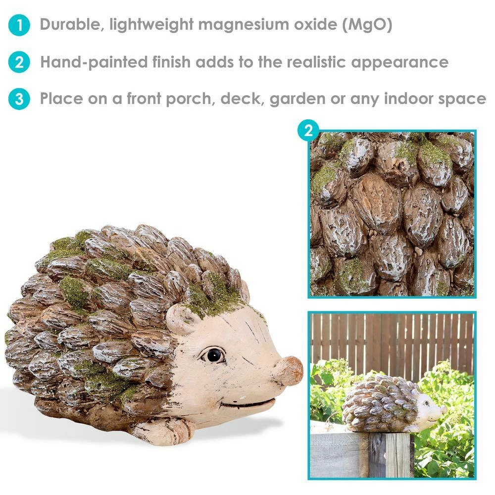 Sunnydaze Decor Sunnydaze 7 in. Indoor/Outdoor Garden Statue Hazel the Hedgehog 4 Sunnydaze Decor Sunnydaze 7 in. Indoor/Outdoor Garden Statue Hazel the Hedgehog - Image 4