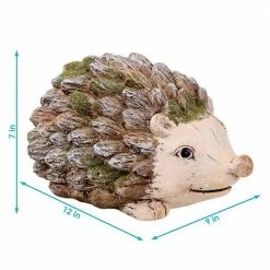 Sunnydaze Decor Sunnydaze 7 in. Indoor/Outdoor Garden Statue Hazel the Hedgehog -Sunnydaze Decor Sales sunnydaze decor garden statues art 202 c3 1000