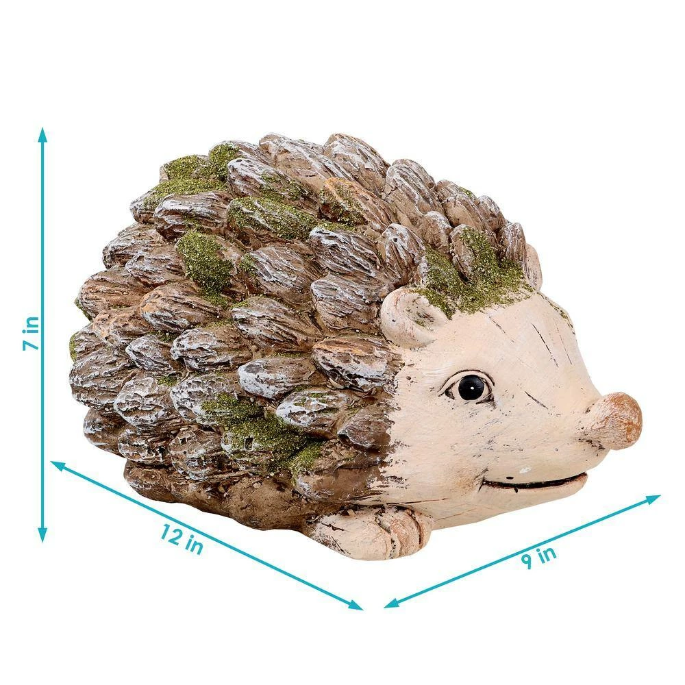 Sunnydaze Decor Sunnydaze 7 in. Indoor/Outdoor Garden Statue Hazel the Hedgehog 3 Sunnydaze Decor Sunnydaze 7 in. Indoor/Outdoor Garden Statue Hazel the Hedgehog - Image 3