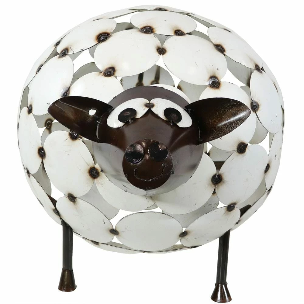 Sunnydaze Decor Shelby the Sheep Metal Art Statue 8 Sunnydaze Decor Shelby the Sheep Metal Art Statue - Image 8